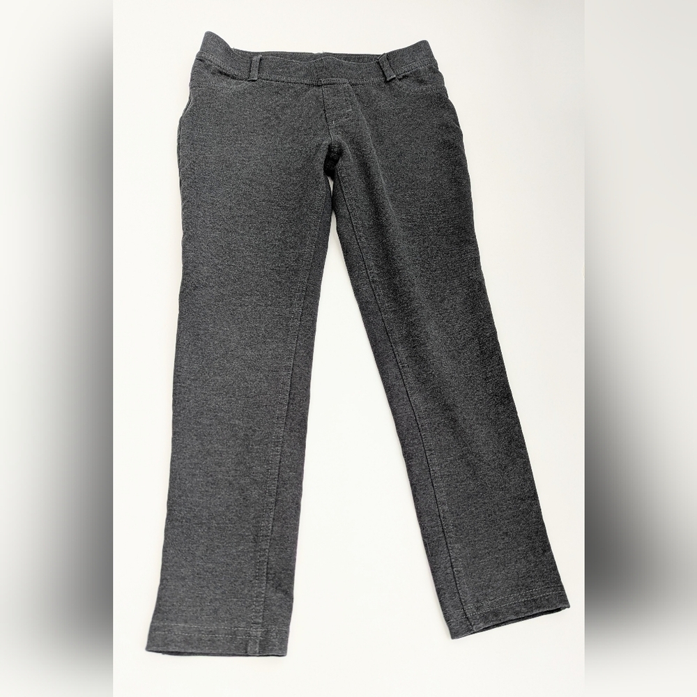 Joe Fresh Girls' (Size Medium/7-8)  Charcoal Grey Jeggings/Leggings/Pants
